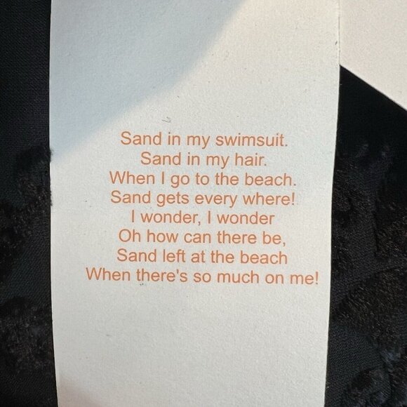 Rococo Sand Black Sade Mini Dress Size Large Velvet Burnout Smocked Bodice NWT - Picture 16 of 16